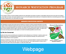 WEBPAGE Monarch Waystation Program