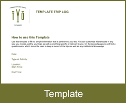 TEMPLATE Trip Log